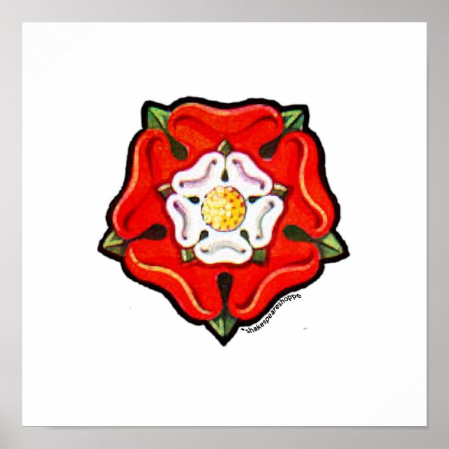 Single Tudor Rose Poster (Front)
