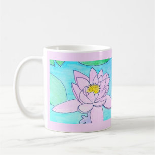 Single Water Lily Coffee Mug