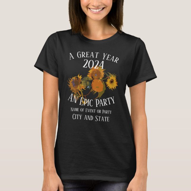 Singles Night Dance Mixer Theme BBQ 2024 Party T-Shirt (Front)