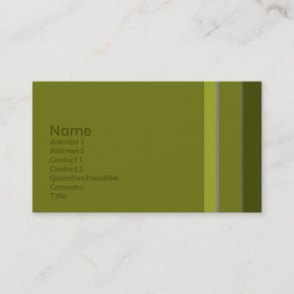 Singles •  No. 0010 Business Card