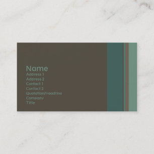Singles • No. 0016 Business Card