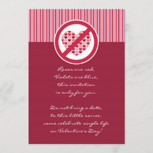 Singles Party Valentine's Day Invitation