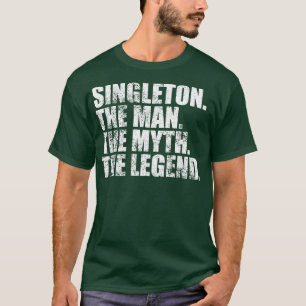 SingletonSingleton Family name Singleton last Name T-Shirt