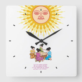Sinhala New Year Wall Clock