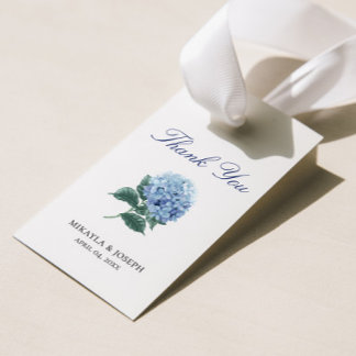 SINI Blue Hydrangea Gift Tag