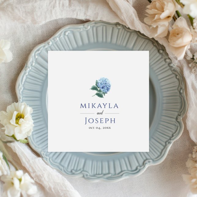 SINI Blue Hydrangea Paper Napkin (Creator Uploaded)