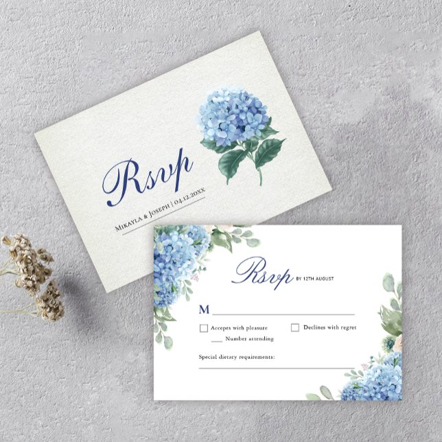 SINI Blue Hydrangea Response Card (Creator Uploaded)