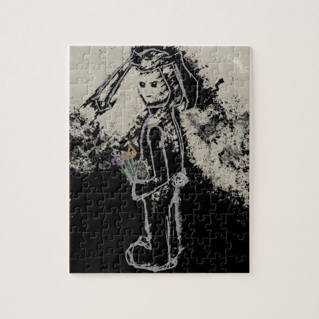 sinister bunny jigsaw puzzle (Vertical)