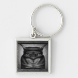 Sinister Cat Key Ring