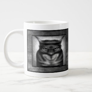 Sinister Cat Large Coffee Mug