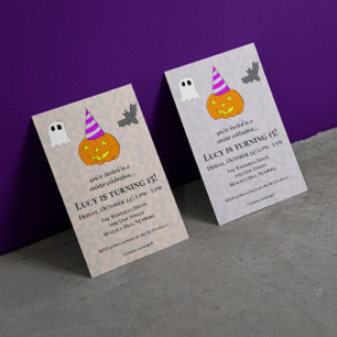 Sinister Celebration Party Halloween Birthday Invitation