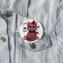 Sinister Elegance: Kawaii Chausie Cat Meets Hallow