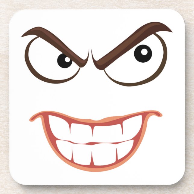 SINISTER FACE COASTER (Front)