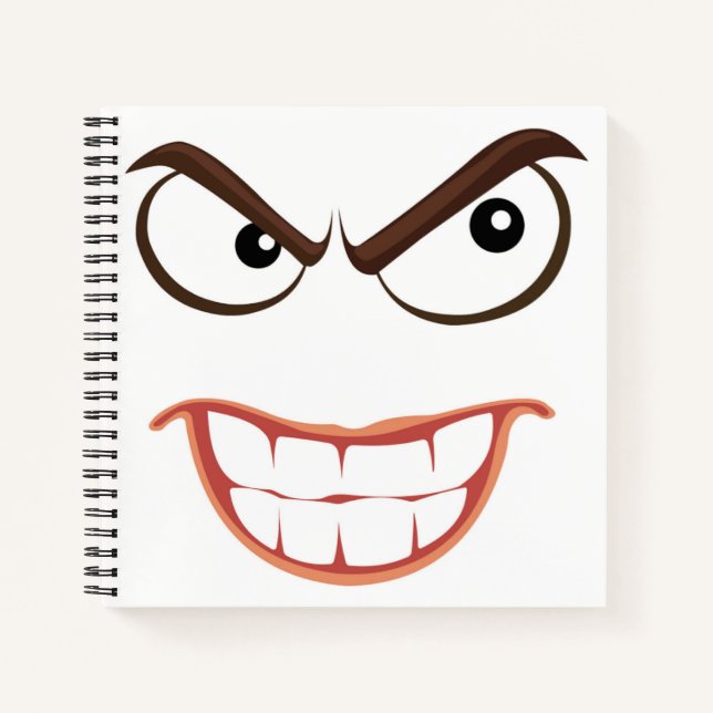 SINISTER FACE NOTEBOOK (Front)