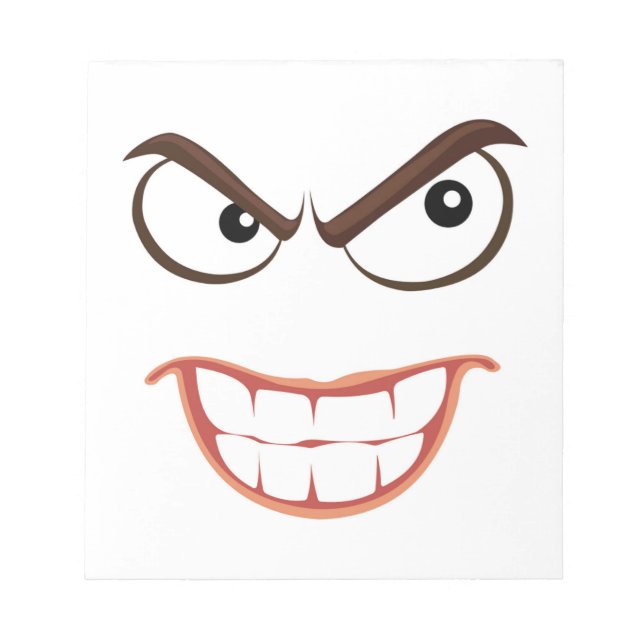 SINISTER FACE NOTEPAD (Front)