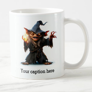 Sinister Goblin Wizard Summoner Coffee Mug