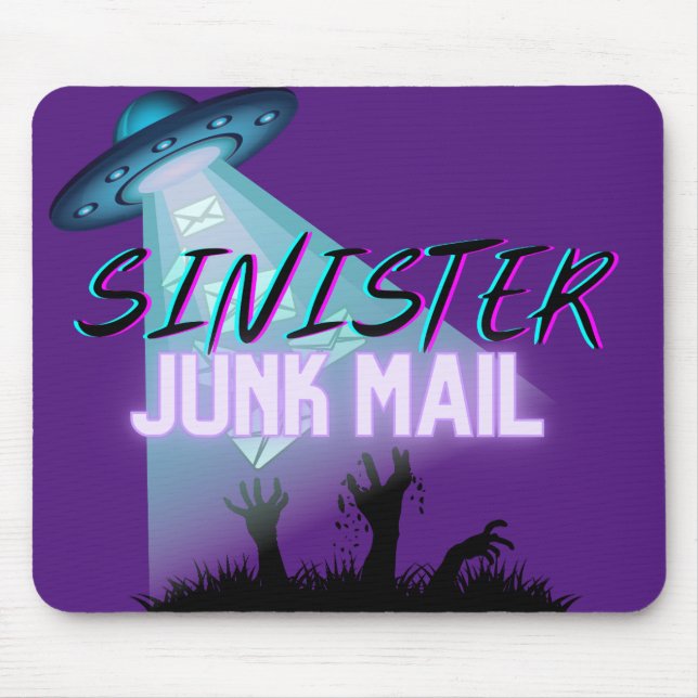 Sinister Junk Mail Mouse Pad (Front)