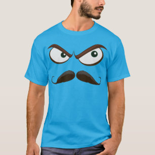 Sinister Moustache Emoji T-Shirt