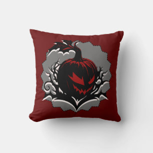 Sinister Pumpkin Horror lovers Custom Cushion