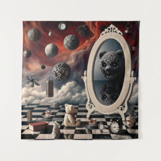 Sinister Reflection of the Teddy Bear Tapestry