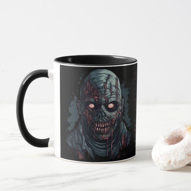 Sinister Undead Mug (With Donut)