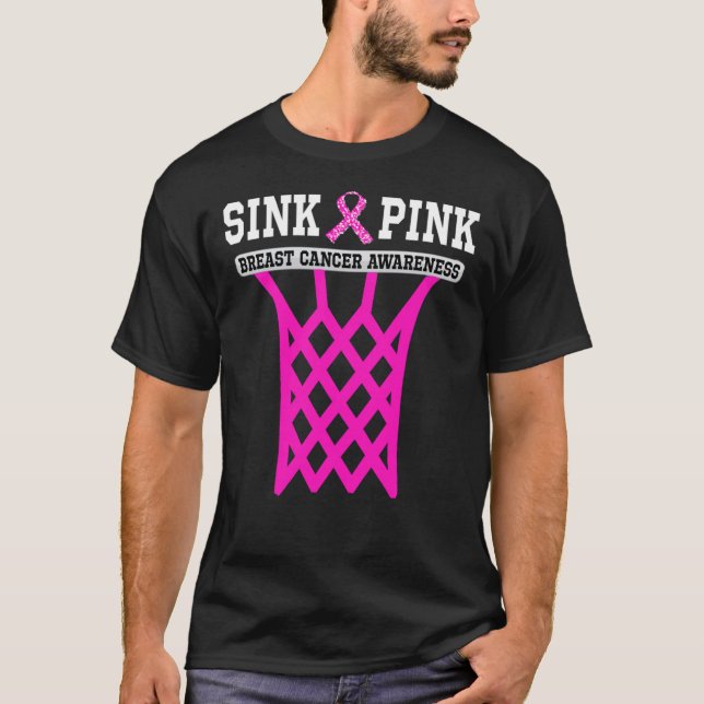Sink Pink Breast Cancer Awareness Essential T-Shir T-Shirt (Front)