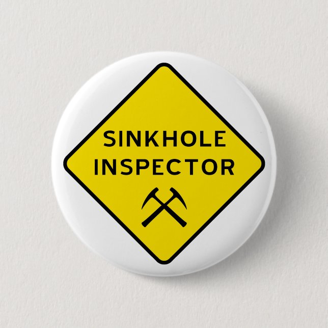 Sinkhole Inspector Button (Front)