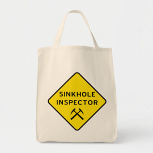 Sinkhole Inspector Tote Bag