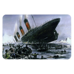 Sinking RMS Titanic Magnet