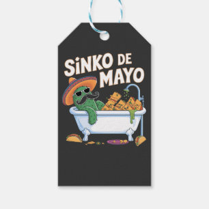 Sinko de Mayo Cinco De Mayo Cactus Funny  Gift Tags