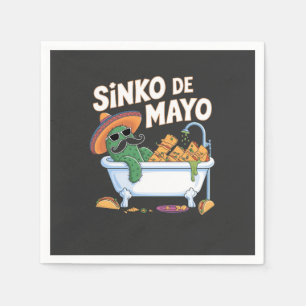 Sinko de Mayo Cinco De Mayo Cactus Funny  Napkin