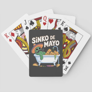 Sinko de Mayo Cinco De Mayo Cactus Funny Playing Cards