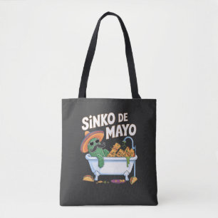 Sinko de Mayo Cinco De Mayo Cactus Funny Tote Bag