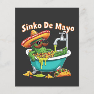 Sinko de Mayo"Funny Cinco de Mayo Cactus  Flyer