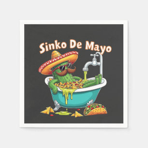 Sinko de Mayo"Funny Cinco de Mayo Cactus  Napkin