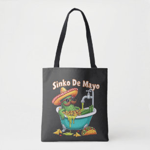 Sinko de Mayo"Funny Cinco de Mayo Cactus Tote Bag