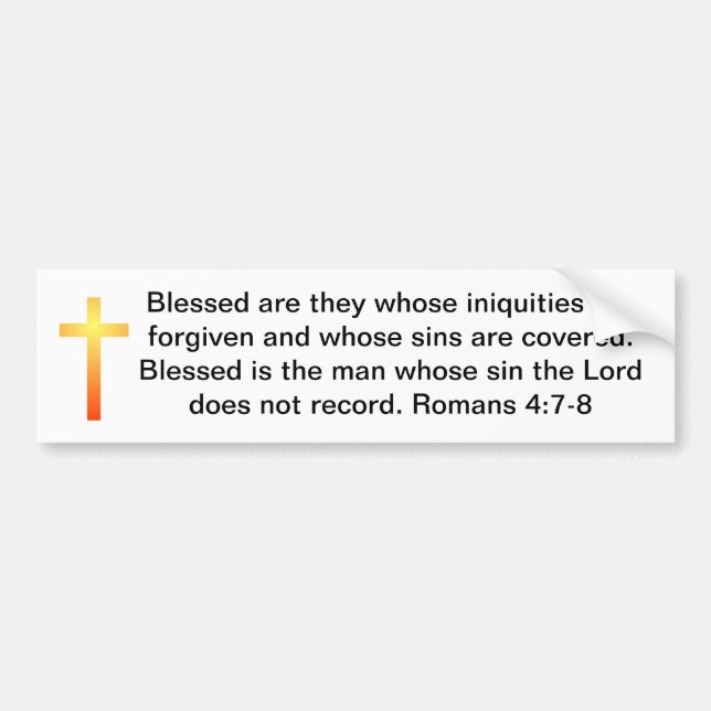 Sins Forgotten! Bumper Sticker (Front)