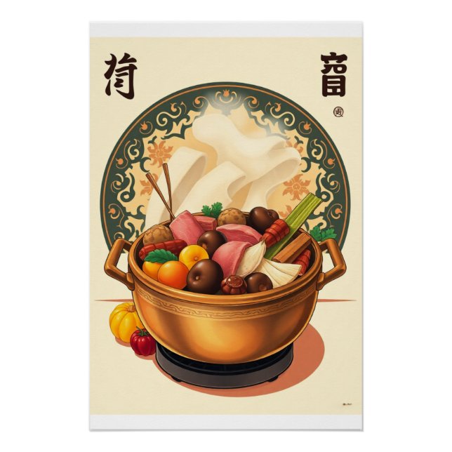 Sinseollo Joseon retro art Poster (Front)