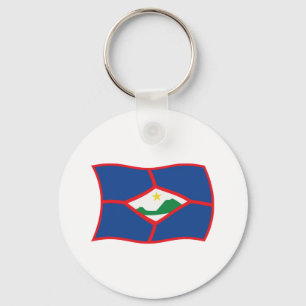 Sint Eustatius Flag Keychain
