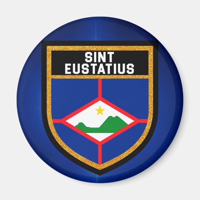 Sint Eustatius Flag Magnet (Front)