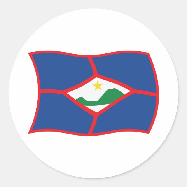 Sint Eustatius Flag Sticker (Front)
