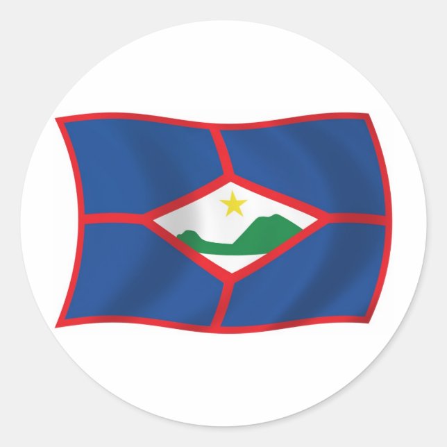 Sint Eustatius Flag Sticker (Front)