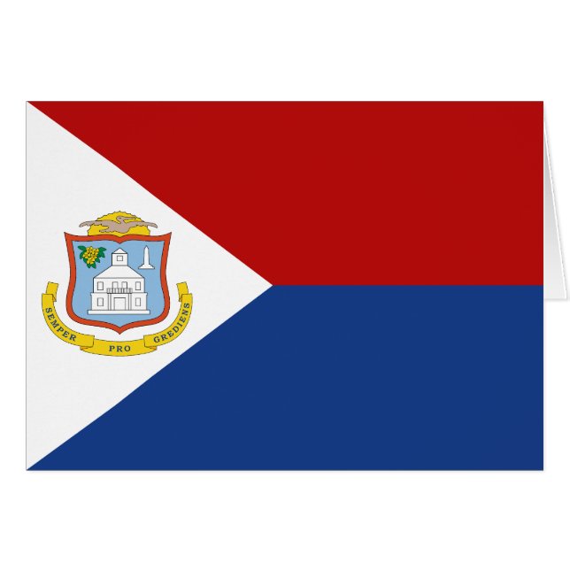 Sint Maarten Flag (Front Horizontal)
