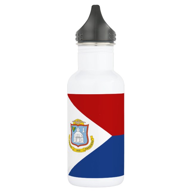 Sint Maarten Flag 532 Ml Water Bottle (Left)