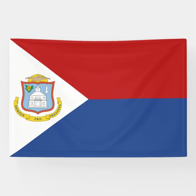 Sint Maarten Flag Banner (Horizontal)