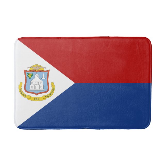 Sint Maarten Flag Bath Mat (Front)