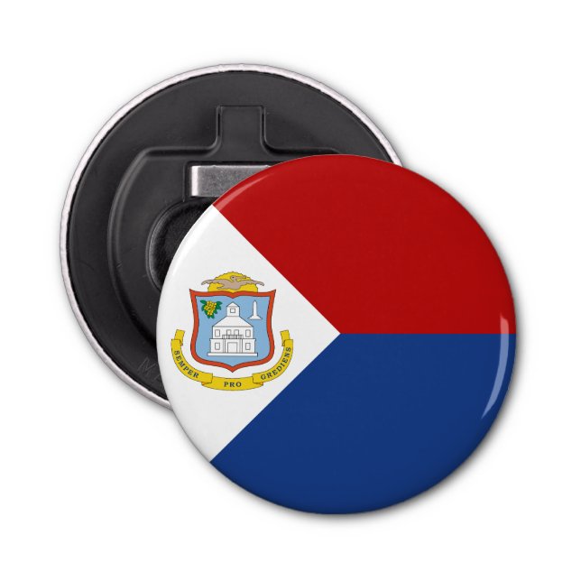 Sint Maarten Flag Bottle Opener (Front)