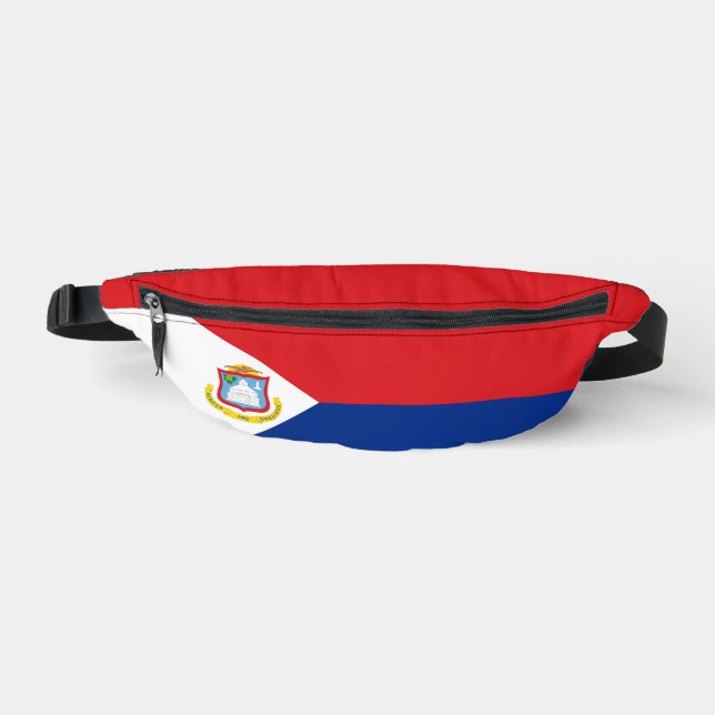 Sint Maarten flag Bum Bags (Front)