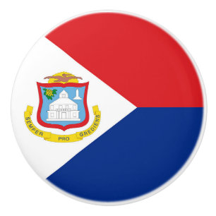 Sint Maarten flag Ceramic Knob