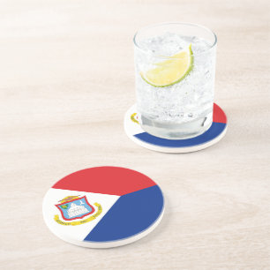 Sint Maarten flag Coaster